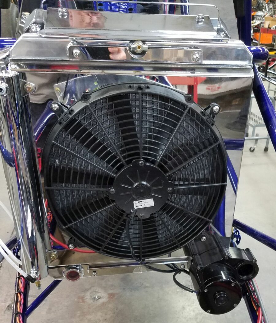 Radiator with Electric Fan