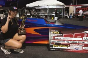 Angela Gantkowski Wins PDRA Top Dragster at Darlington!