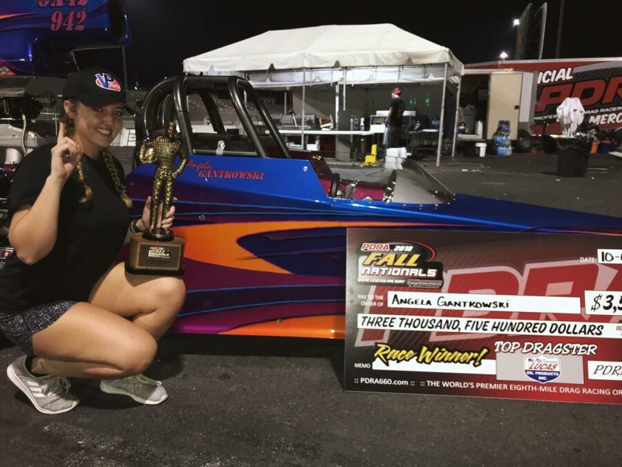 Angela Gantkowski Wins PDRA Top Dragster at Darlington!