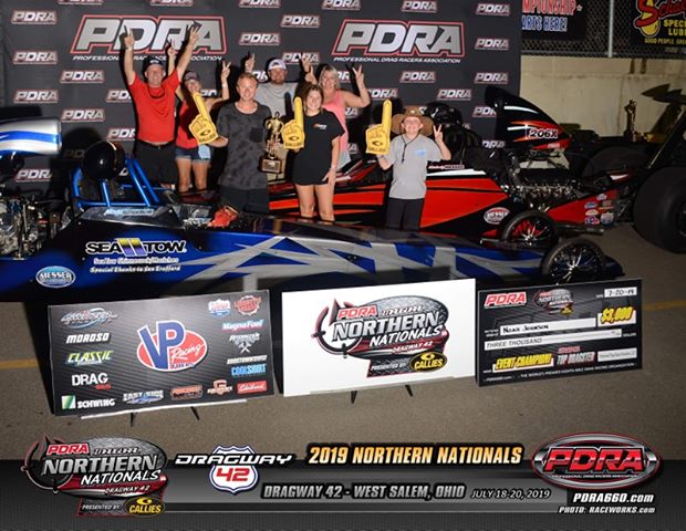 Noah Johnson wins PDRA Top Dragster at Dragway 42
