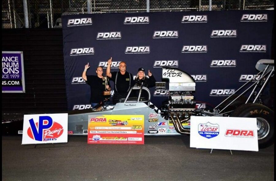 Dennis Rinehardt PDRA Top Dragster Winner