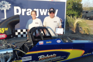 Wally Roberts Runner Up in Quick Rod at IHRA Pro-Am at Carolina Dragway